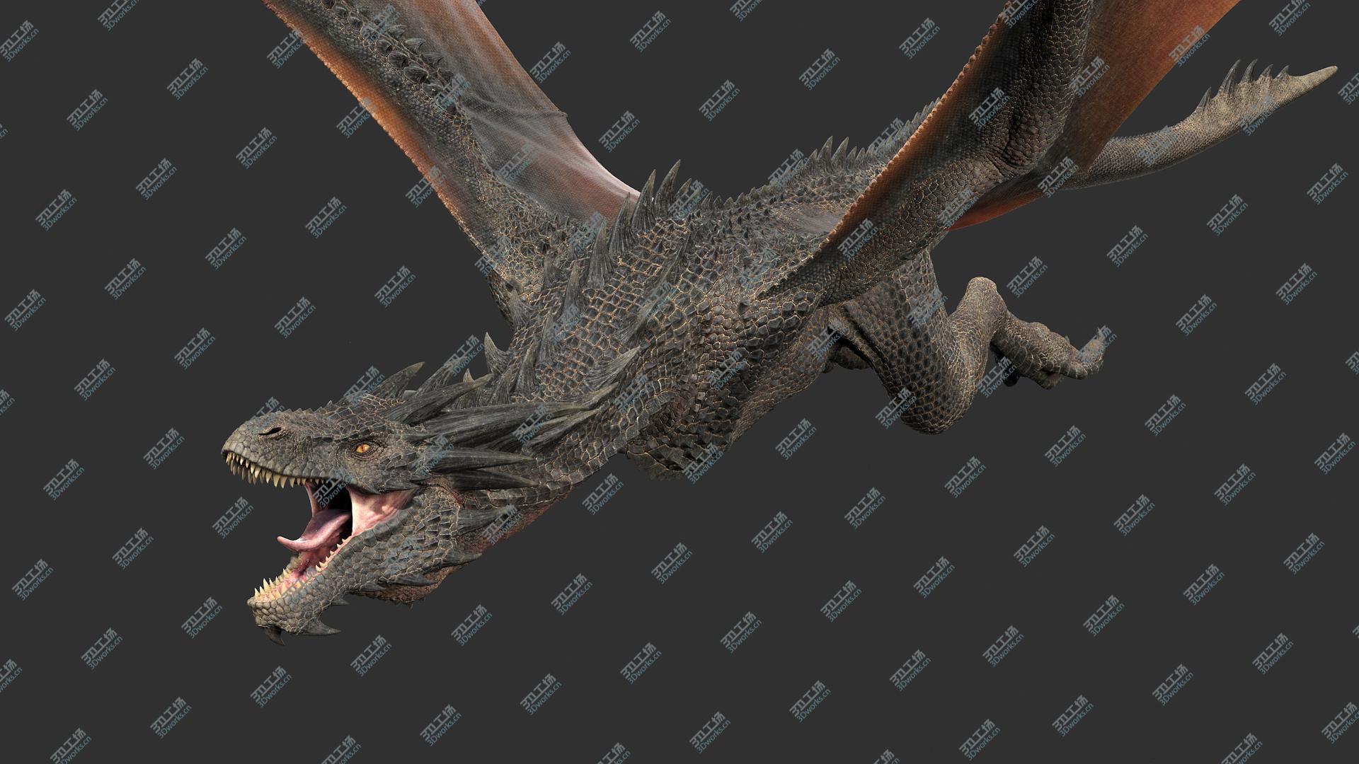 images/goods_img/20210113/3D Dragon Black Rigged/4.jpg